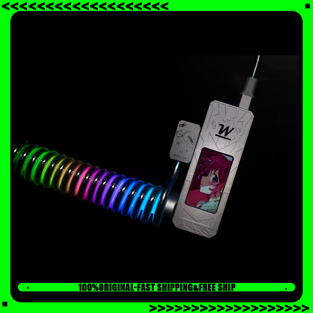 Gaming Accessories Rgb - Winshop 마그네틱 키보드 코일 네온 케이블
