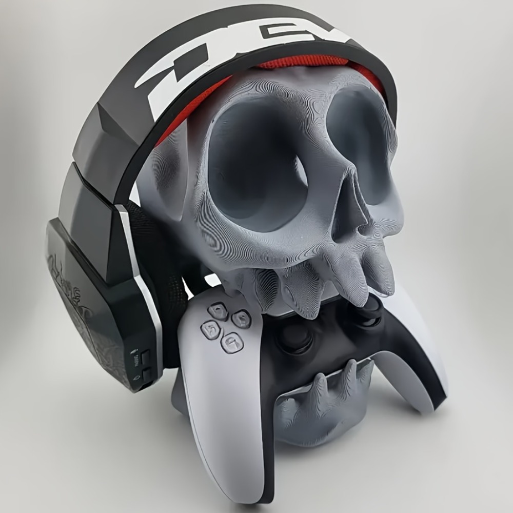 Venom Gaming Accessories - 해골 모양 컨트롤러 스탠드 헤드폰 홀더