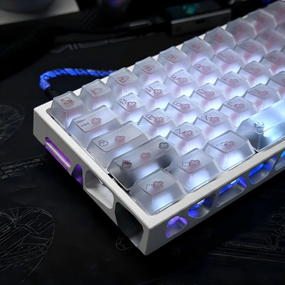 Gaming Accessories Rgb - Everglide AE64 Pro 마그네틱 키보드 맞춤형