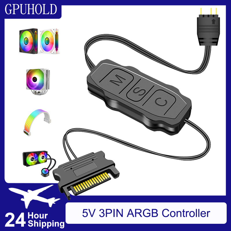 Fan Hub Rgb Controller - GPUHOLD SATA 인터페이스 5V 3PIN ARGB