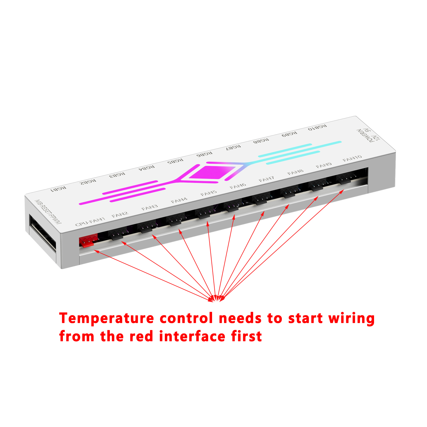 ICE Whale K10 1~10 PWM&ARGB 케이 - Fan Hub Rgb Controller 리뷰 및 가격
