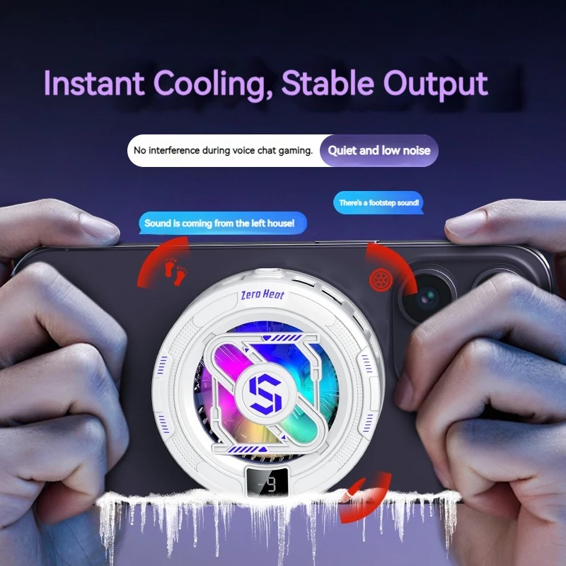 K52 AI 모바일 쿨러 마그네틱 백클립 아이스 쿨링  - Gaming Accessories Rgb 리뷰 및 가격