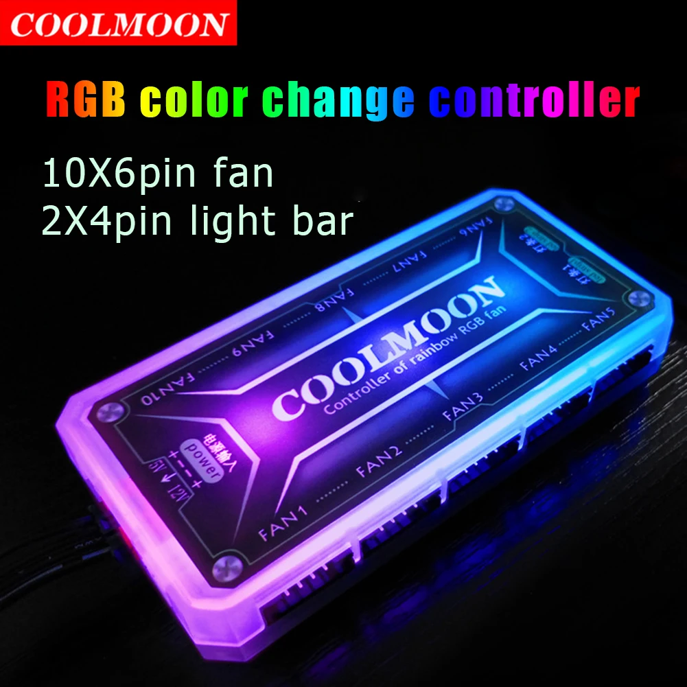 COOLMOON ARGB 컨트롤러, ARGB 냉각 선풍 - Fan Hub Rgb Controller 리뷰 및 가격