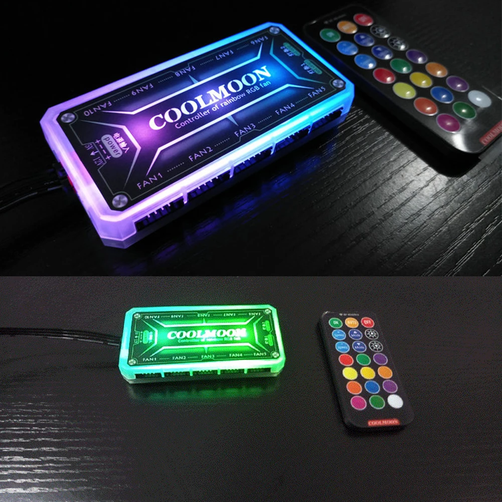 COOLMOON ARGB 컨트롤러, ARGB 냉각 선풍 - Fan Hub Rgb Controller 리뷰 및 가격
