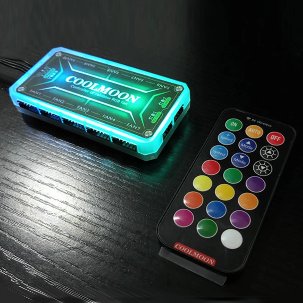 COOLMOON ARGB 컨트롤러, ARGB 냉각 선풍 - Fan Hub Rgb Controller 리뷰 및 가격
