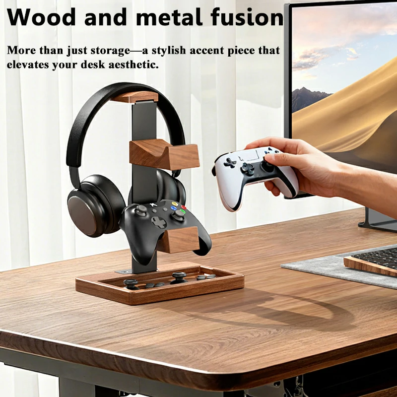 원목 벽걸이 선반 컨트롤러 홀더 및 헤드셋 스탠드 게임 - Gaming Accessories Wall Mount 리뷰 및 가격