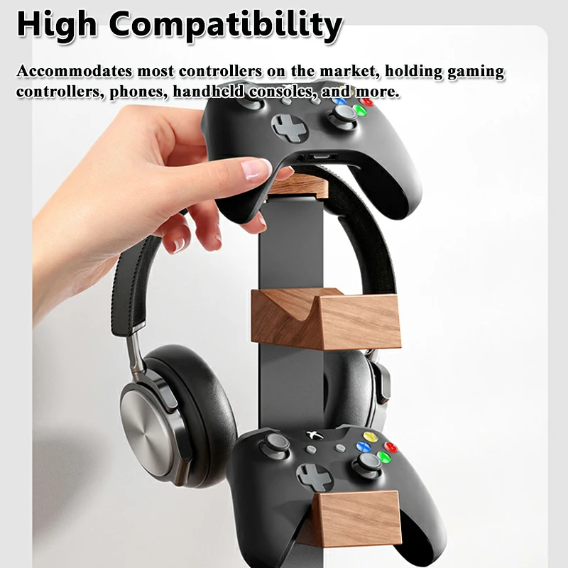 원목 벽걸이 선반 컨트롤러 홀더 및 헤드셋 스탠드 게임 - Gaming Accessories Wall Mount 리뷰 및 가격