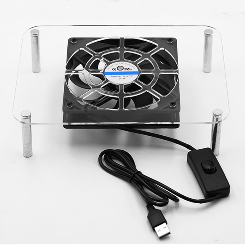 라우터용 팬이 있는 USB 냉각 랙, 광학 모뎀 TV  - Fan Hub Rgb Controller 리뷰 및 가격