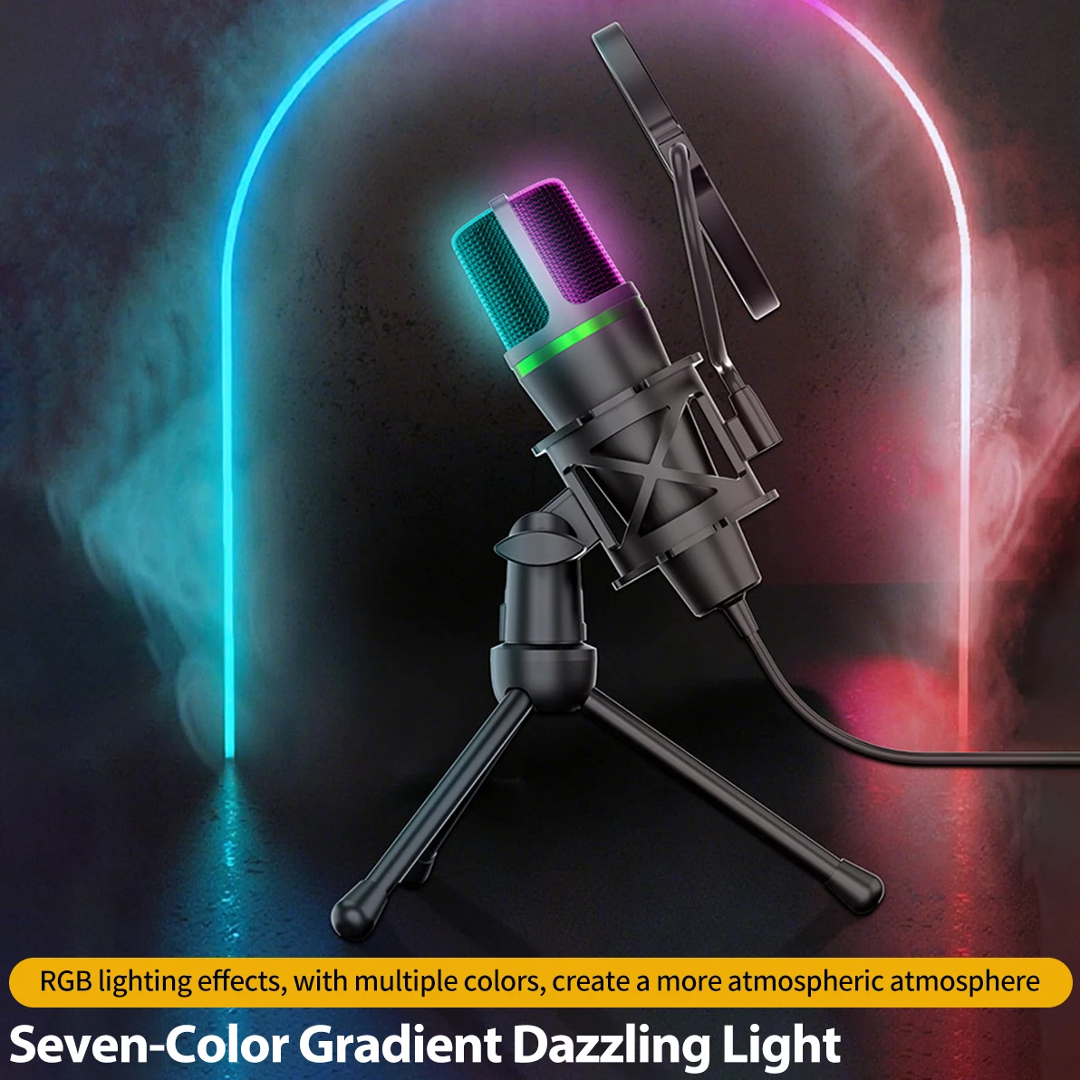 콘덴서 마이크 USB 유선 PC 컴퓨터 노트북 전문 게 - Gaming Accessories Rgb 리뷰 및 가격
