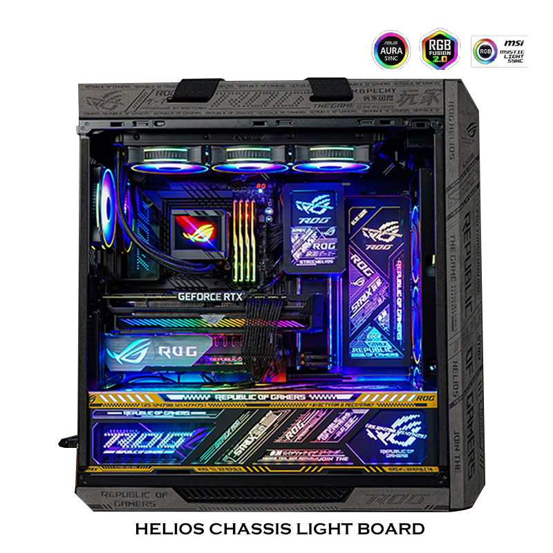 RGB 미러 PC 케이스 백플레이트 패널 라이트 보드, - Gaming Accessories Rgb 리뷰 및 가격