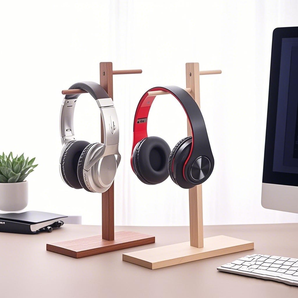 나무 헤드폰 스탠드 이어폰 디스플레이 랙 행거 브래킷  - Venom Gaming Accessories 리뷰 및 가격