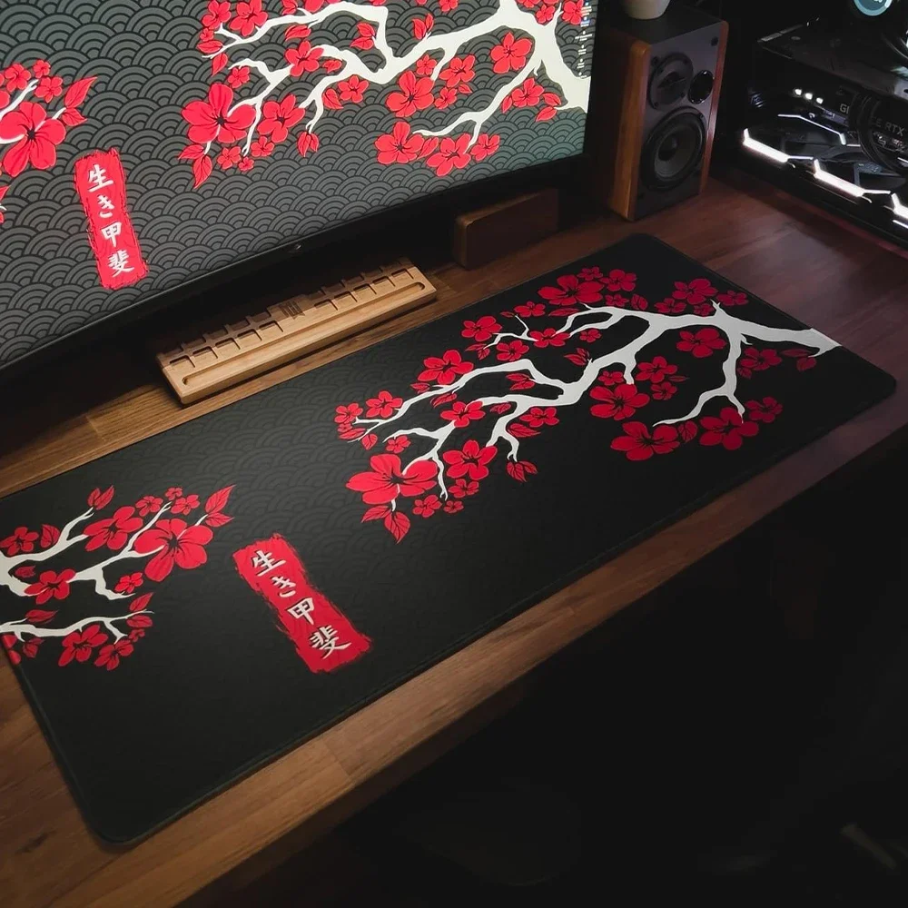 일본 사쿠라 마우스 패드, 카와이 흑백 데스크 매트,  - Gaming Accessories In Japan 리뷰 및 가격