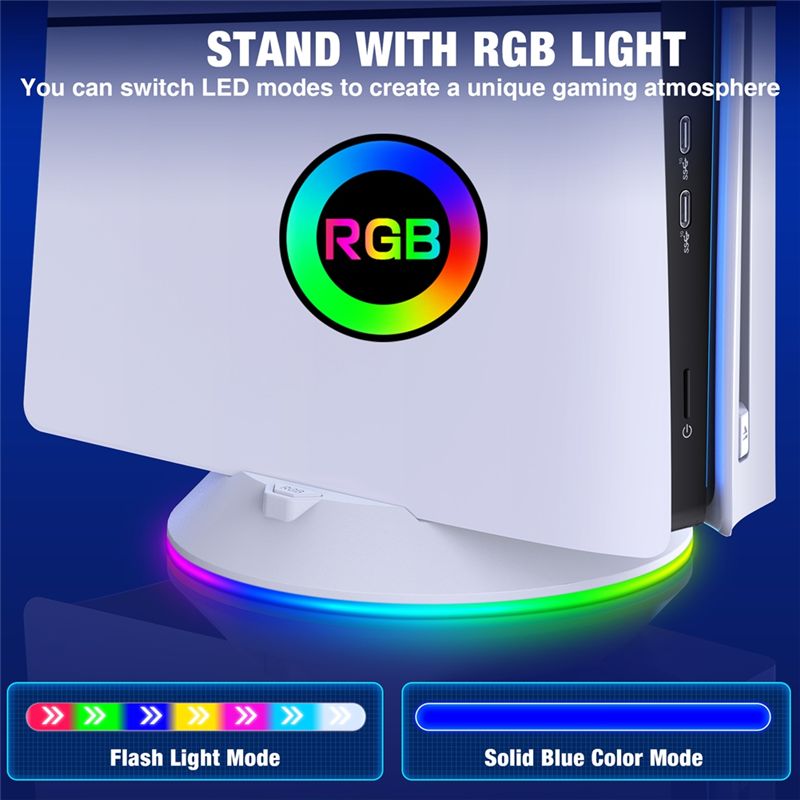 PS5 슬림/PS5 프로 콘솔용 RGB 조명이 있는 A - Gaming Accessories Rgb 리뷰 및 가격