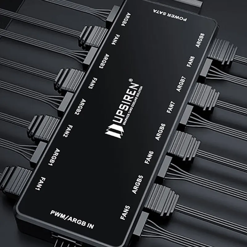 UPSIREN HU-8 섀시 팬 허브, ARGB 및 P - Fan Hub Rgb Controller 리뷰 및 가격