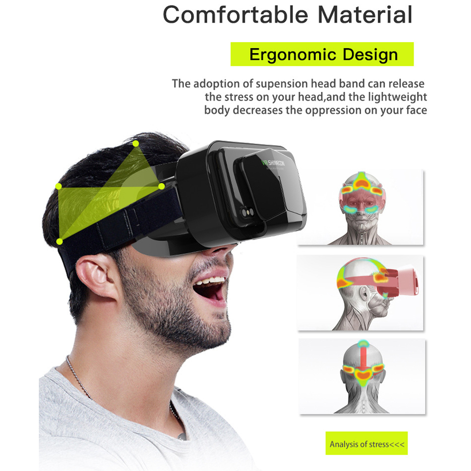 샤인콘 VR 안경 3D 헤드셋 가상 현실 장치 헬멧 비 - Gaming Accessories 10 Year Old 리뷰 및 가격
