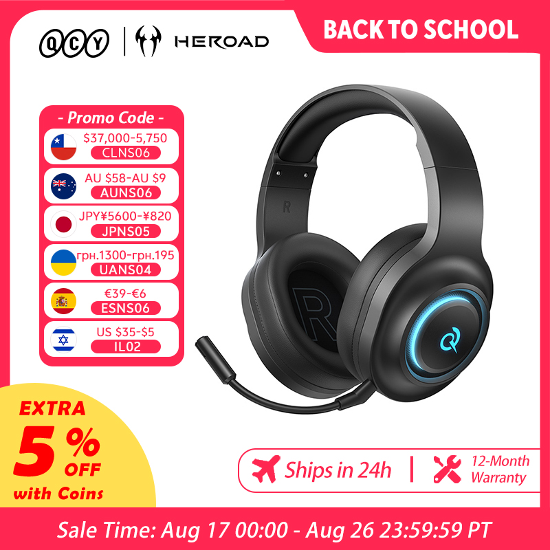 QCY Heroad V200 게이밍 헤드셋 (마이크 내 - Venom Gaming Accessories 리뷰 및 가격