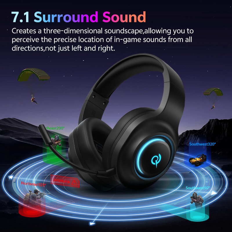 QCY Heroad V200 게이밍 헤드셋 (마이크 내 - Venom Gaming Accessories 리뷰 및 가격
