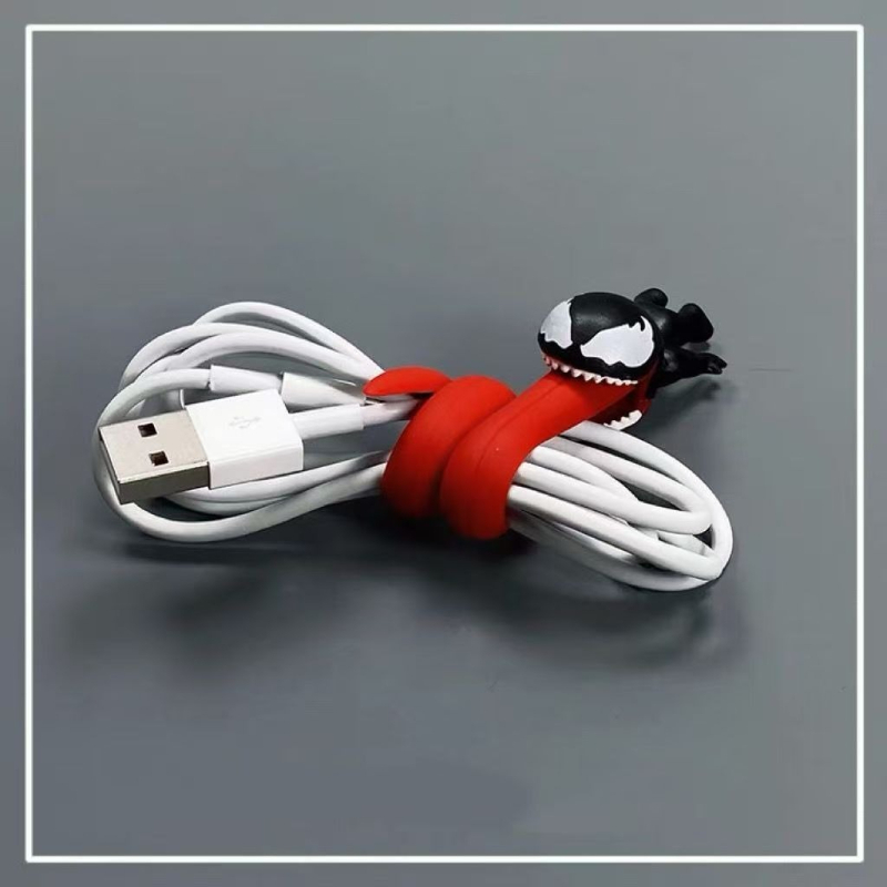 귀여운 베놈 USB 유선 데이터 케이블 홀더 보호 케이 - Venom Gaming Accessories 리뷰 및 가격