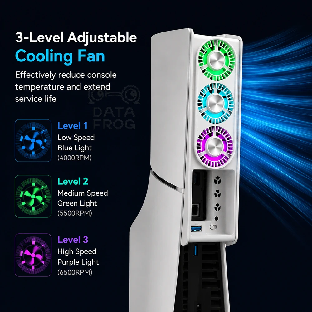 데이터 프로그 RGB 쿨러, PS5 슬림 호환, 장시간 - Gaming Accessories Rgb 리뷰 및 가격
