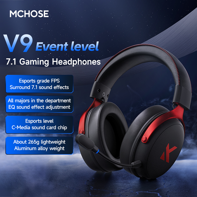 MCHOSE V9 Pro 헤드셋 마이크 포함 세 가지  - Venom Gaming Accessories 리뷰 및 가격