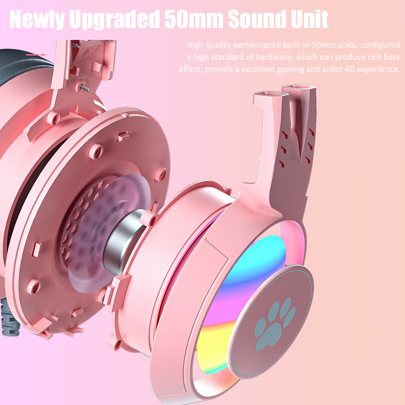 귀여운 고양이 귀 게임용 헤드폰, 마이크 포함, 소음  - Venom Gaming Accessories 리뷰 및 가격