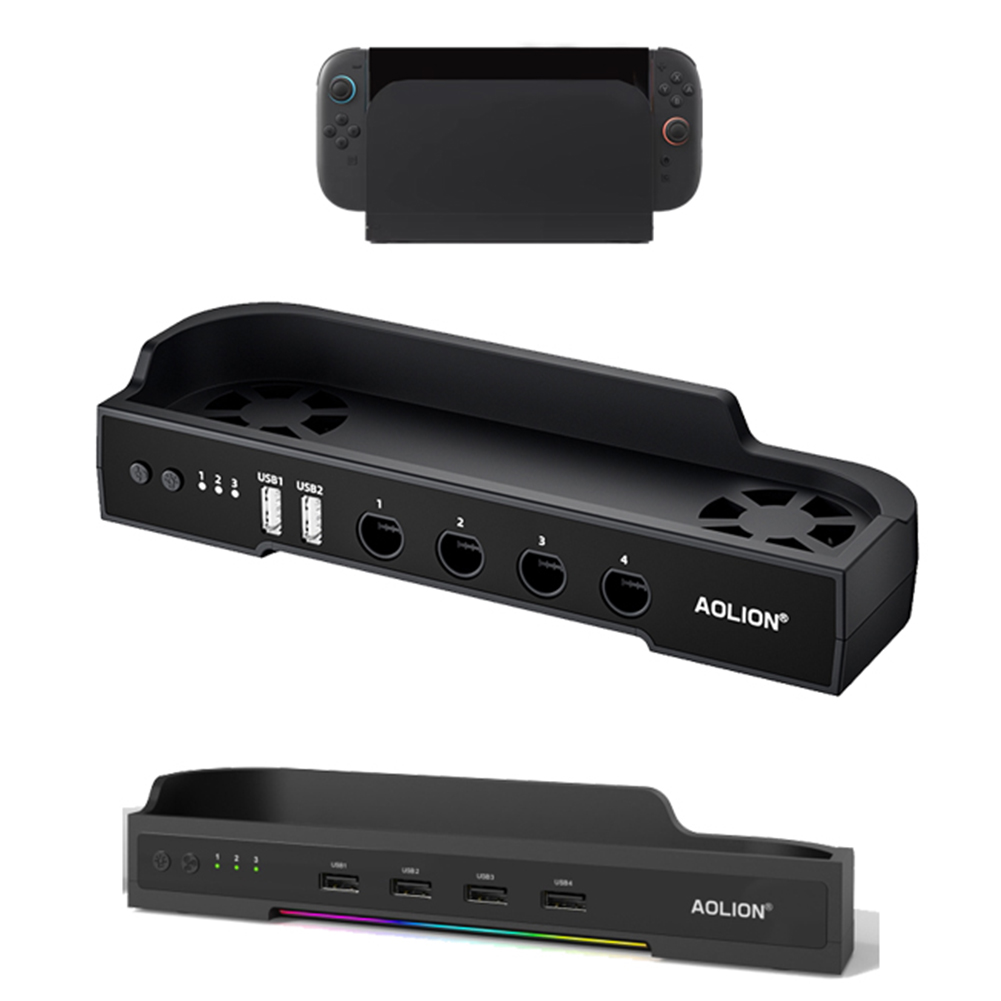 스위치 2 게임 콘솔용 냉각 팬 RGB 라디에이터 벽걸 - Gaming Accessories Wall Mount 리뷰 및 가격