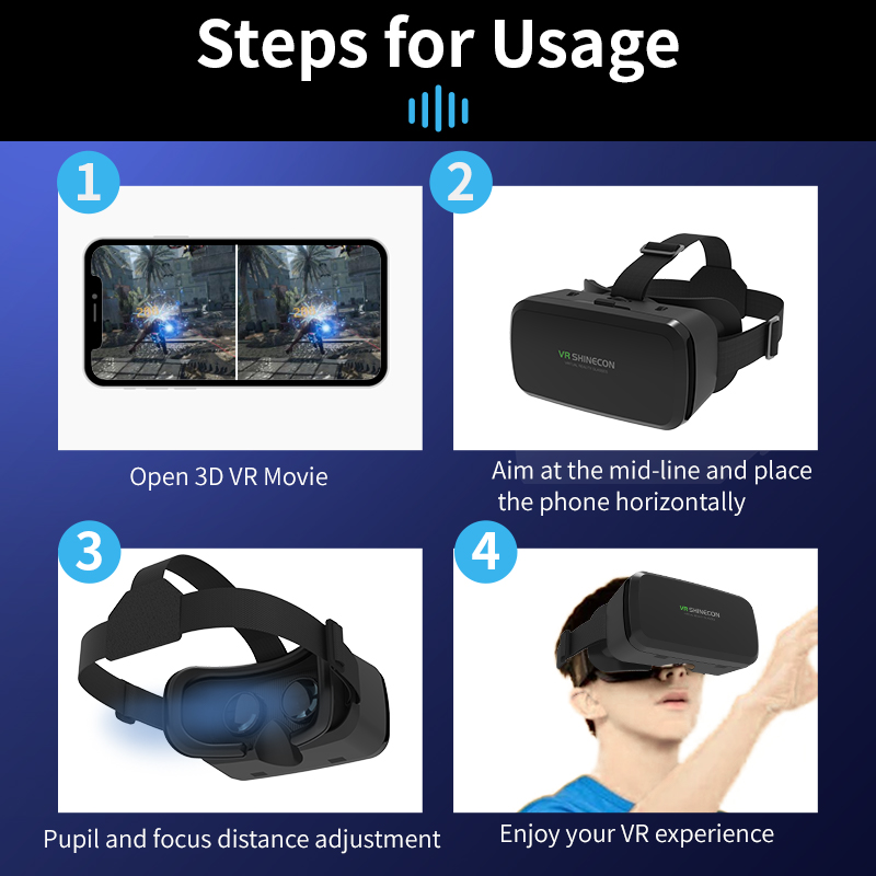 VR 안경 3D 헤드셋 가상 현실 장치 헬멧 비아르 렌 - Gaming Accessories 10 Year Old 리뷰 및 가격