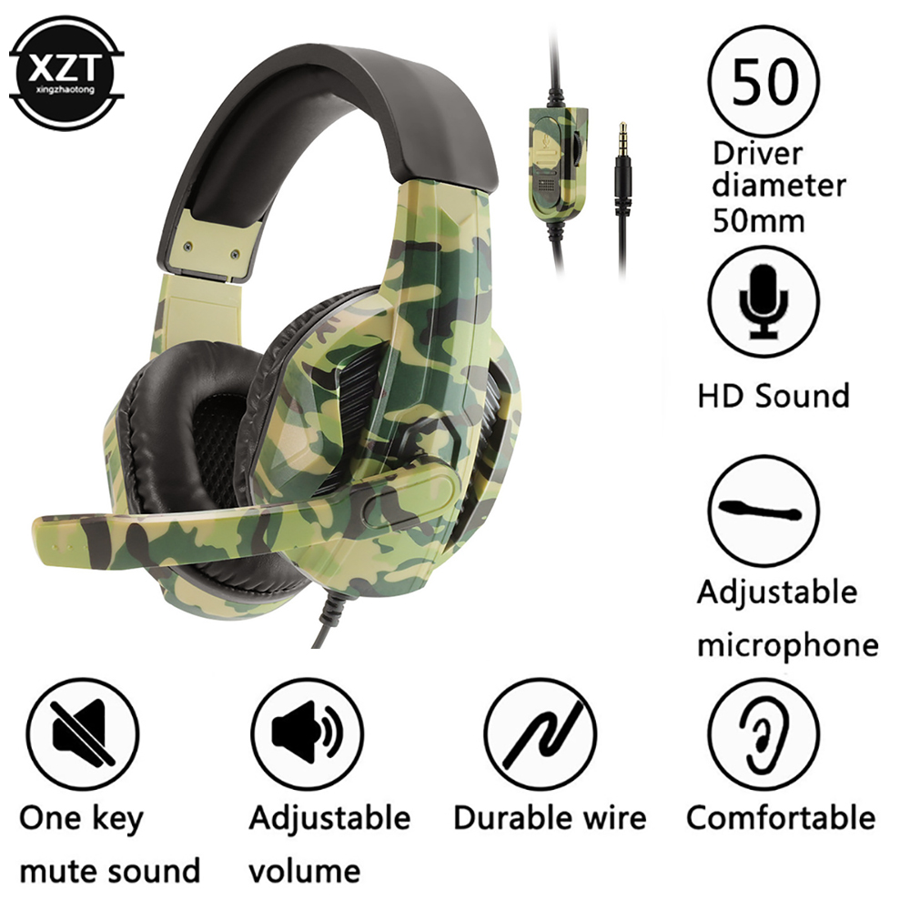 위장 게임용 헤드셋 3.5mm AUX 잭 유선 헤드폰  - Venom Gaming Accessories 리뷰 및 가격