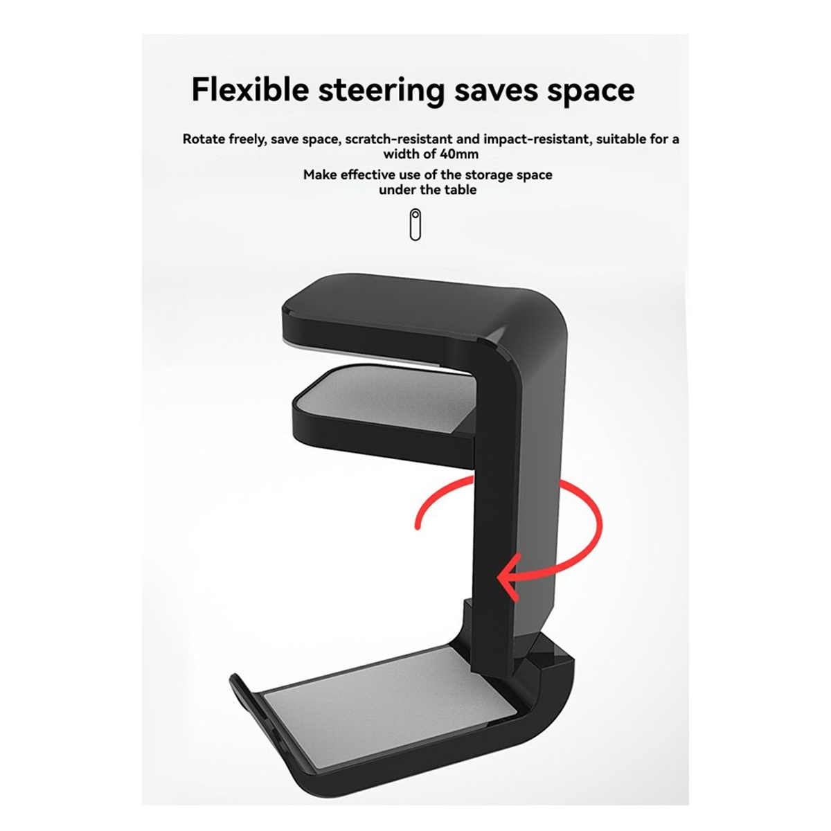 아비비 360 °   회전 헤드폰 스탠드 데스크탑 헤드 - Gaming Accessories Wall Mount 리뷰 및 가격