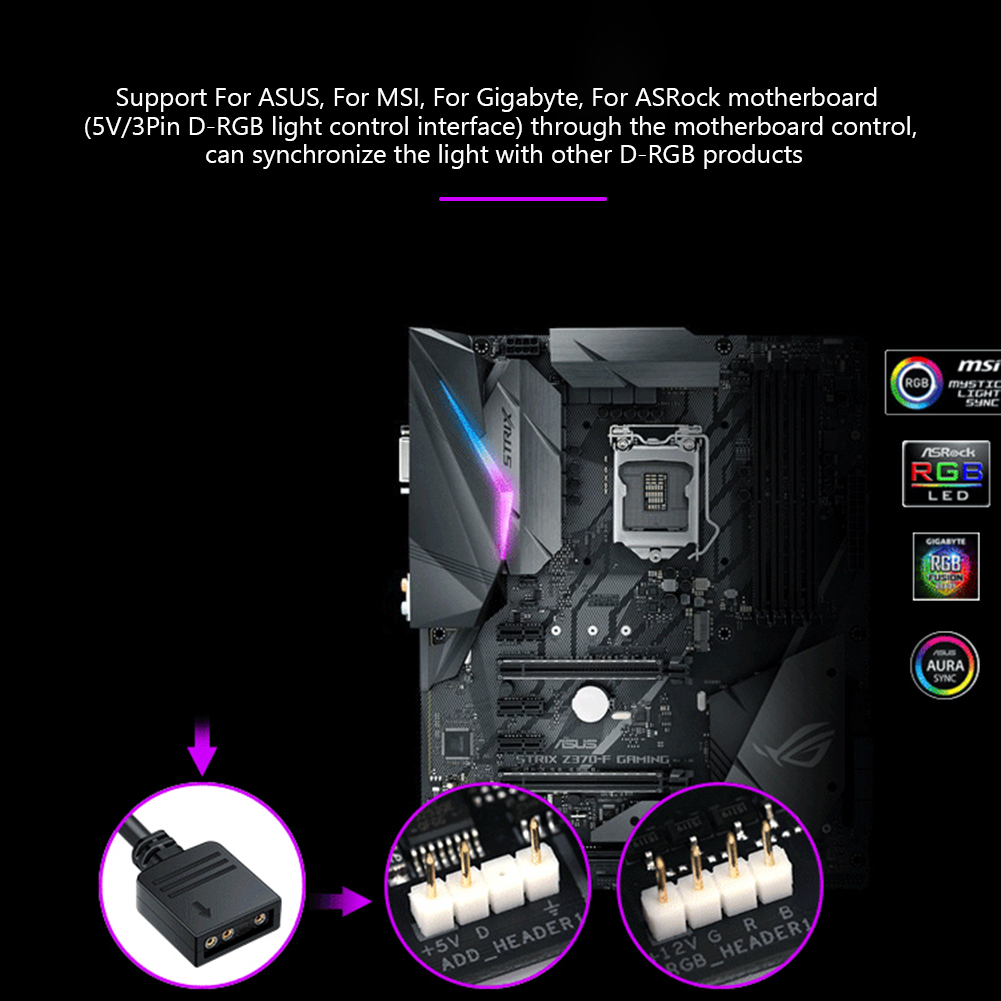 RGB 팬 허브 ARGB 케이블 분배기 허브 어댑터 컴 - Fan Hub Rgb Controller 리뷰 및 가격