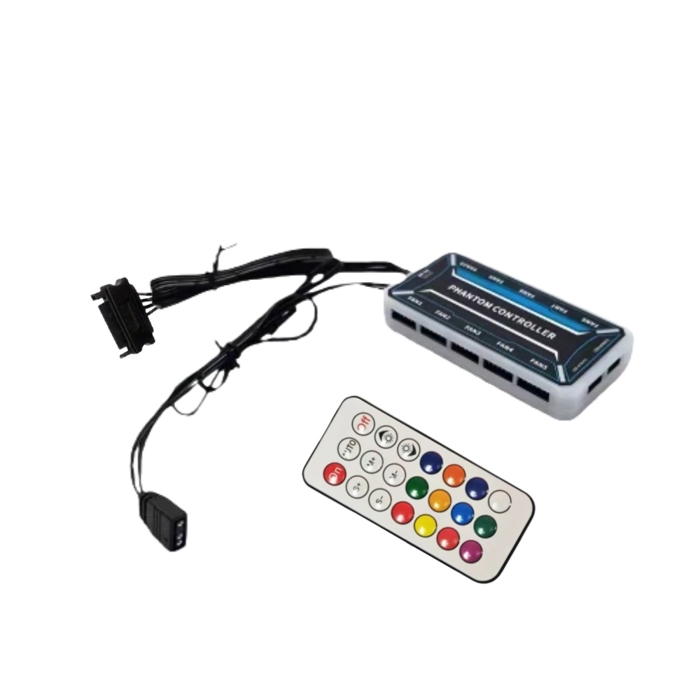 6핀 팬 허브, 6핀 인터페이스 10개 및 4핀 인터페 - Fan Hub Rgb Controller 리뷰 및 가격